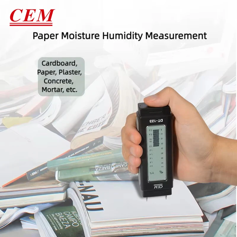 Medidores de umidade de madeira, detector de umidade tipo pino com tela retroiluminada, calibração 9 para detecção de umidade em madeira, detector para
