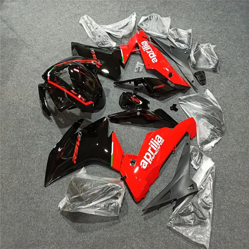 Fairings Kit Fit For Aprilia RSV4 1000 2010 2011 2012 2013 2014 2015 Bodywork Set ABS Injection 10-17 Black RedRear Tail Cowl 02