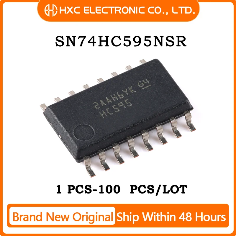 5/10/50/100PCS 100% NEW SN74HC595NSR SN74HC595 SOP16 CHIP