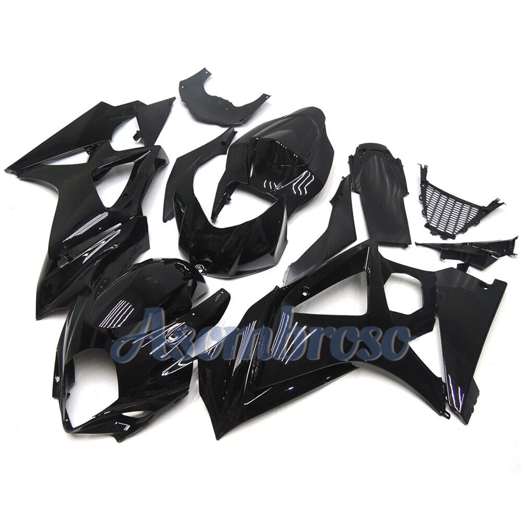 Superior Motorcycle ABS Fairings kit for Suzuki GSXR1000 2008 2007 GSXR 1000 07 08 GSX-R K7 Gloss Black Bodywork Shell