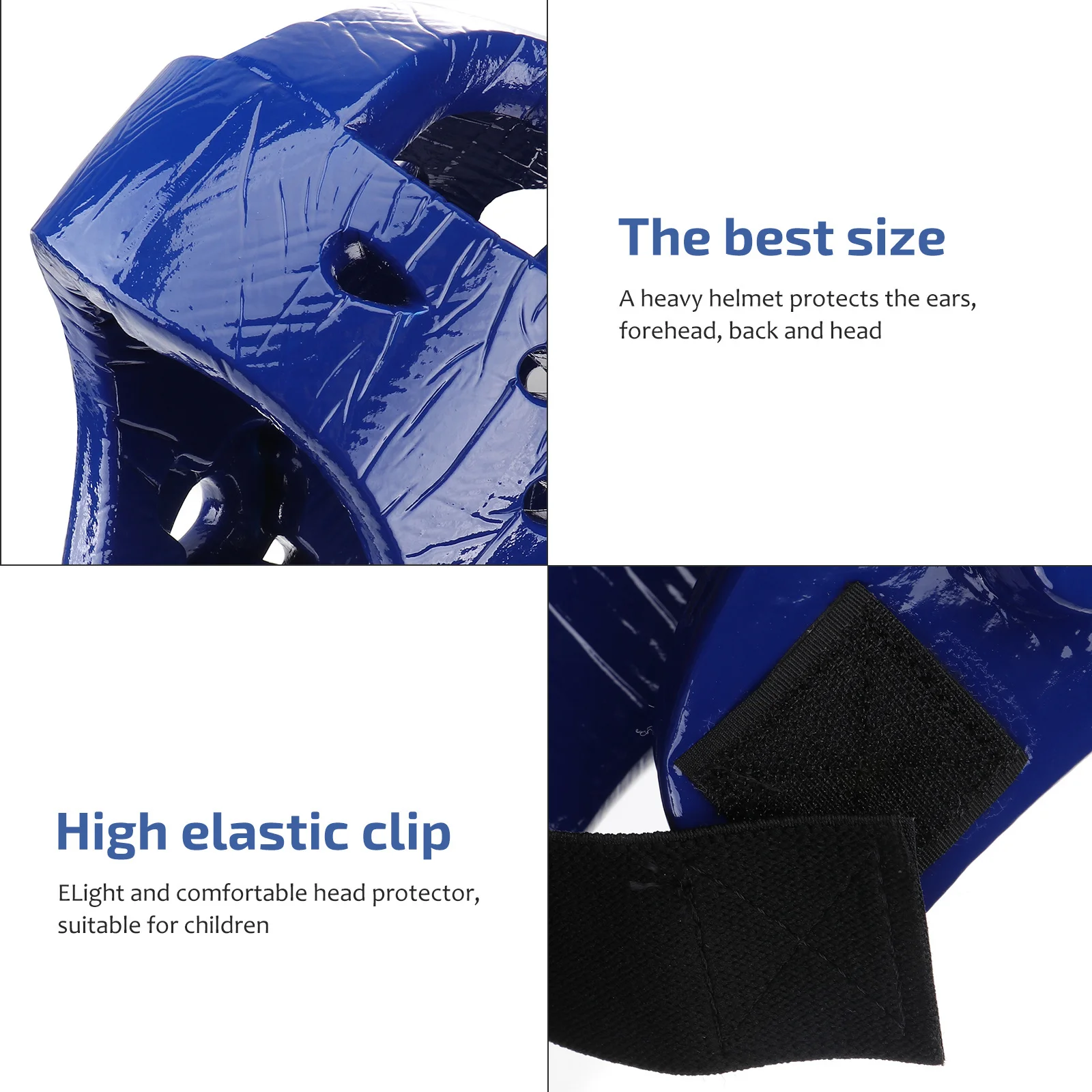 

Kids Sparring Headgear Eva Shock-Absorbent Taekwondo Air Vented Lightweight For Children Martial Arts