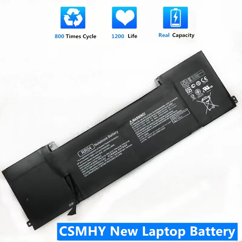 

CSMHY New RR04XL RR04 Laptop Battery For HP 15-5014TX 15-5016TX 778978-006 HSTNN-LB6N 15.2V 58Wh 3720mAh