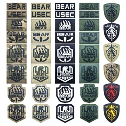 Microinsignia táctica BEAR Escape from Tarkov – Bordada reflectante nailon