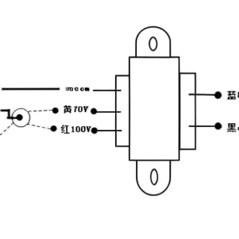 For Linhua Public Broadcast Audio Transformer 100V To 4 Ohm 8Ohm Impedance Matching Electrical Component Module