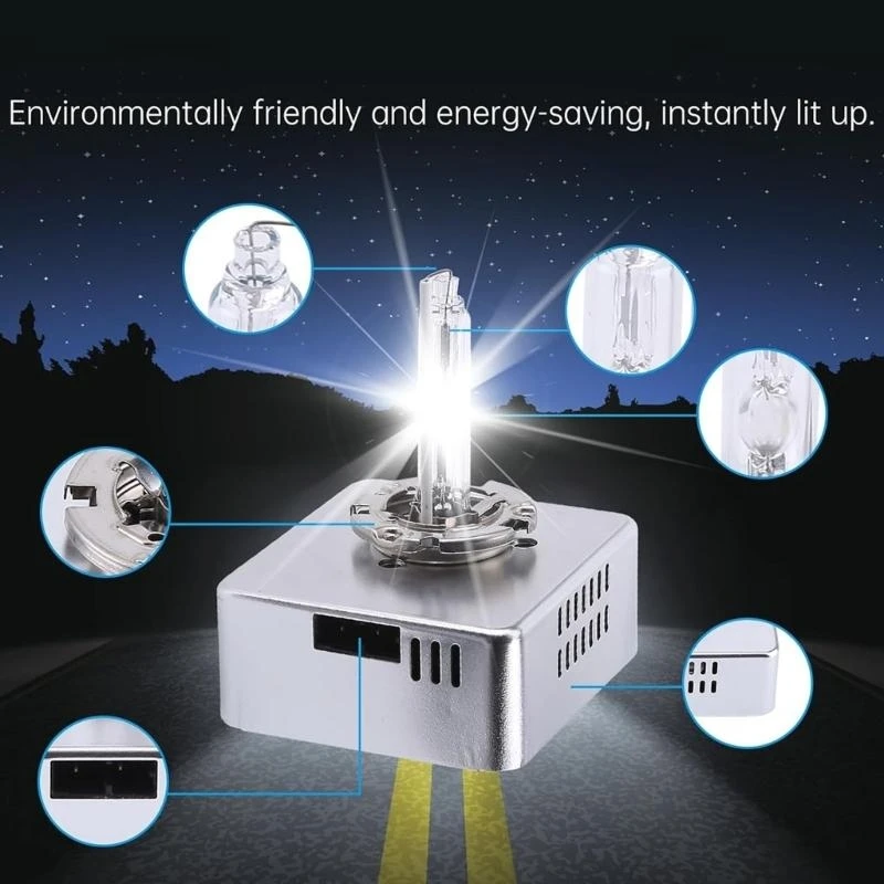 

U13C 12V 35W D5S 6000K Xenon Headlights for Long Lasting Performances in Multiple Car Models 13594523 1864725012 68266509AA