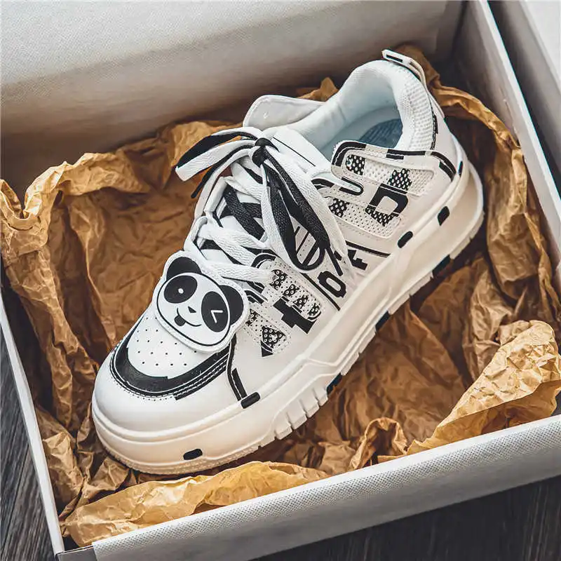 Flat Sole With Lacing Big Size Men Boots High White Boots Shoes Ankle Sneakers Sports Sneachers Welcome Deal Footwear