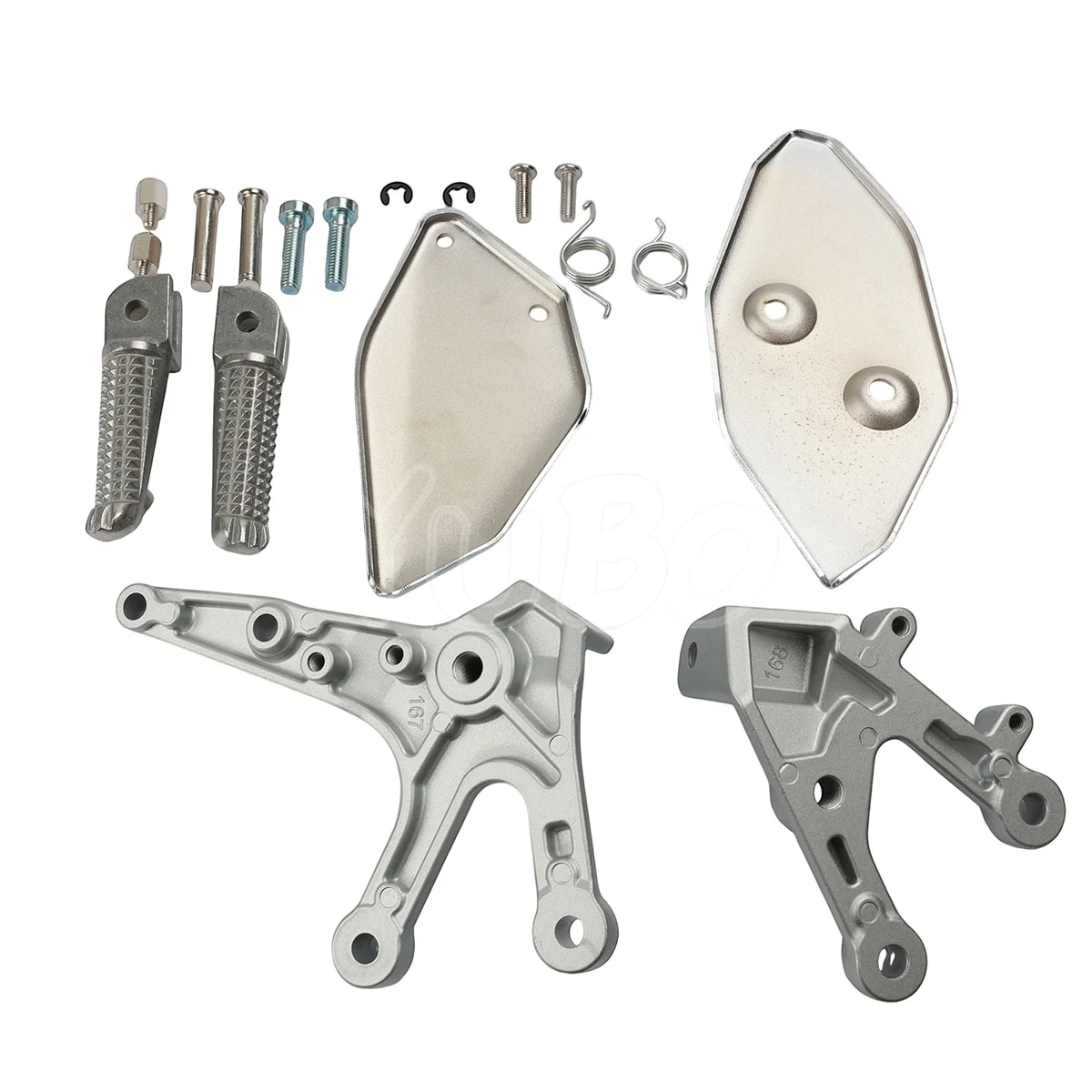 Motorcycle Front Driver Footrests Bracket For Yamaha YZF R3 YZF-R3 YZFR3 MT-03 2015-2025 2016 2024 Foot Pegs Pedal Accessories 2