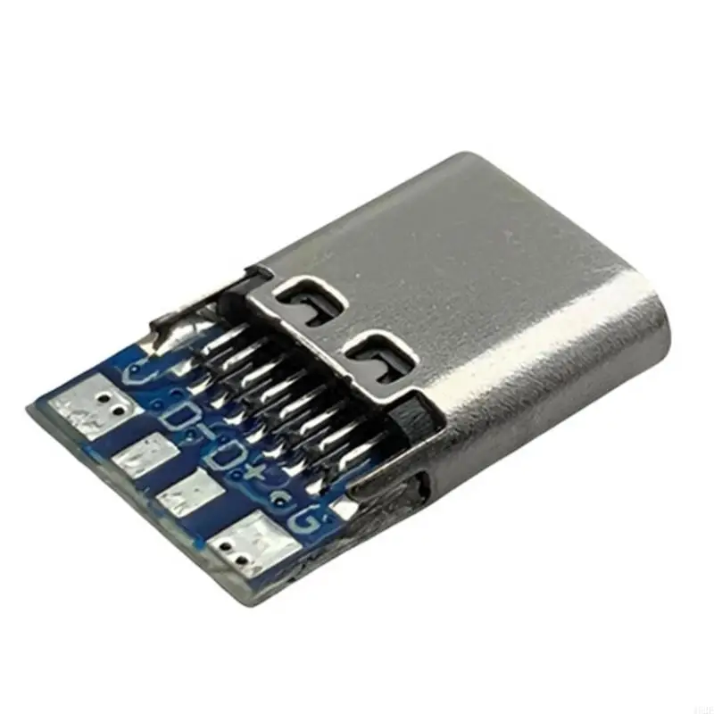 462E Speed Data Transfer Type C Connector Socket With Soldered Wire Structure Minimizing Loss For Video Editing Tasks