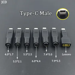 PD USB Adapter C Type C Male To 4.0*1.7 5.5*2.1 5.5*2.5 7.4*5.0 7.9*5.5mm Female Plug Converter DC Power Jack Connector