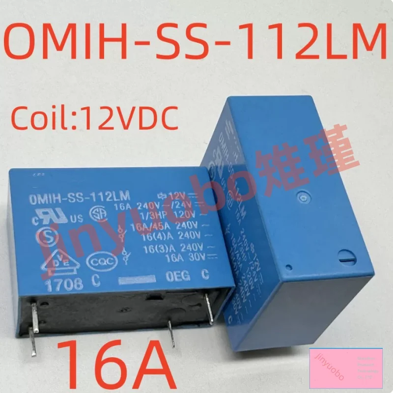 (1 piece) Relay OMIH-SS-112LM 4-pin set normally open 16A240VAC 0.54W