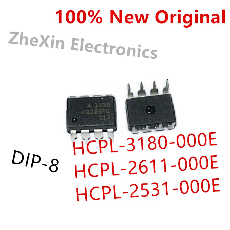 10PCS/Lot  HCPL-3180-000E  A3180 、HCPL-2611-000E  A2611 、HCPL-2531-000E  A2531  DIP-8  New original IGBT gate driven optocoupler