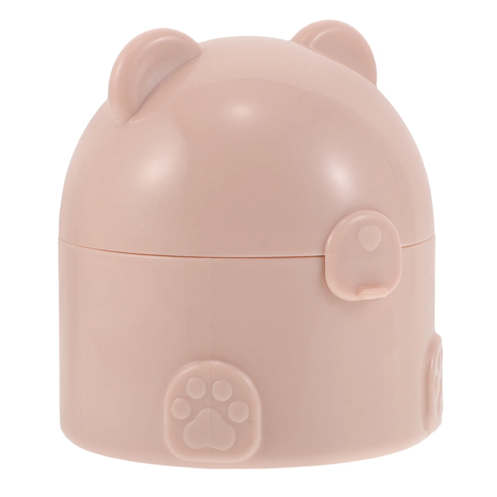 Soft Makeup Puff Set in Stylish Powder Jar Large Coverage Portable Puff Holder for Face Body Powder Easy Application Daily Use