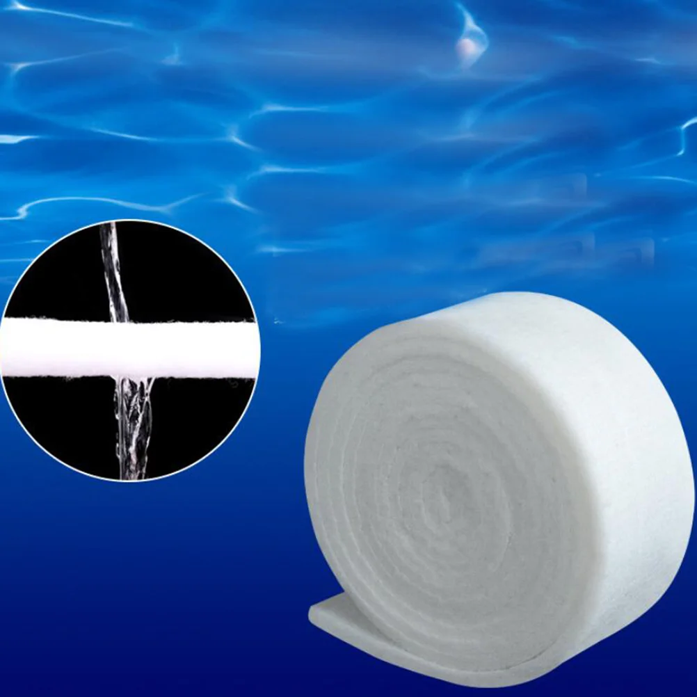 Filter Aquarium Sponge Pad Tank Media Floss Pond Tanks Foam Roll Cotton Biochemical Biological Filters Wool Canister Filtration