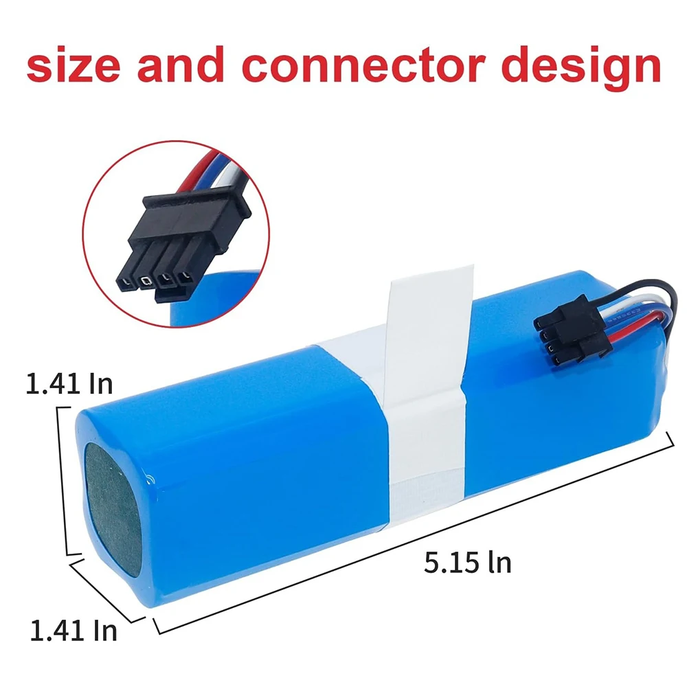 高容量 5200mAh バッテリー 14.4V 14.8V Eufy Robovac L70 ハイブリッド L10 T2190 T2190G21 掃除機アクセサリー用