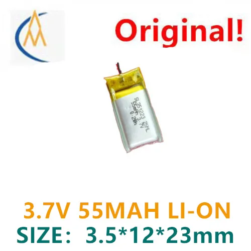 55MAH polymer battery 351223 beauty device, smartwatch, shaver, sound pickup, beauty eye recording, 3.7V, second-line