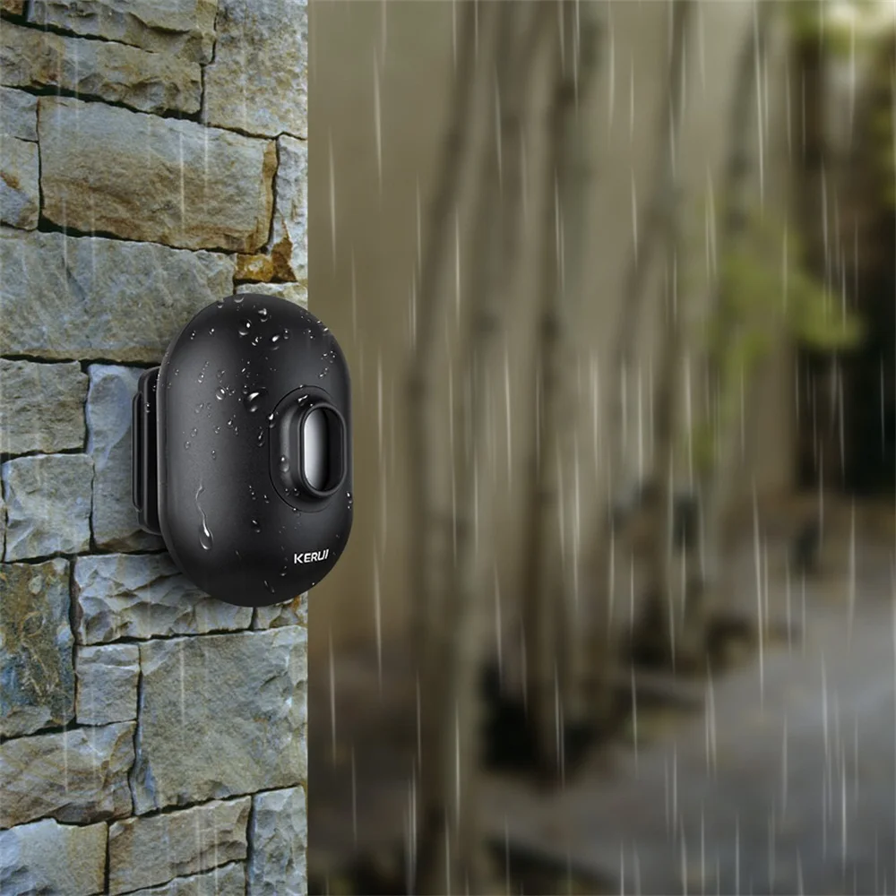KERUI DW9 Wireless Driveway Alarm Welcome Garage Burglar Security Waterproof Outdoor PIR Motion Sensor Detector Alarm Alert