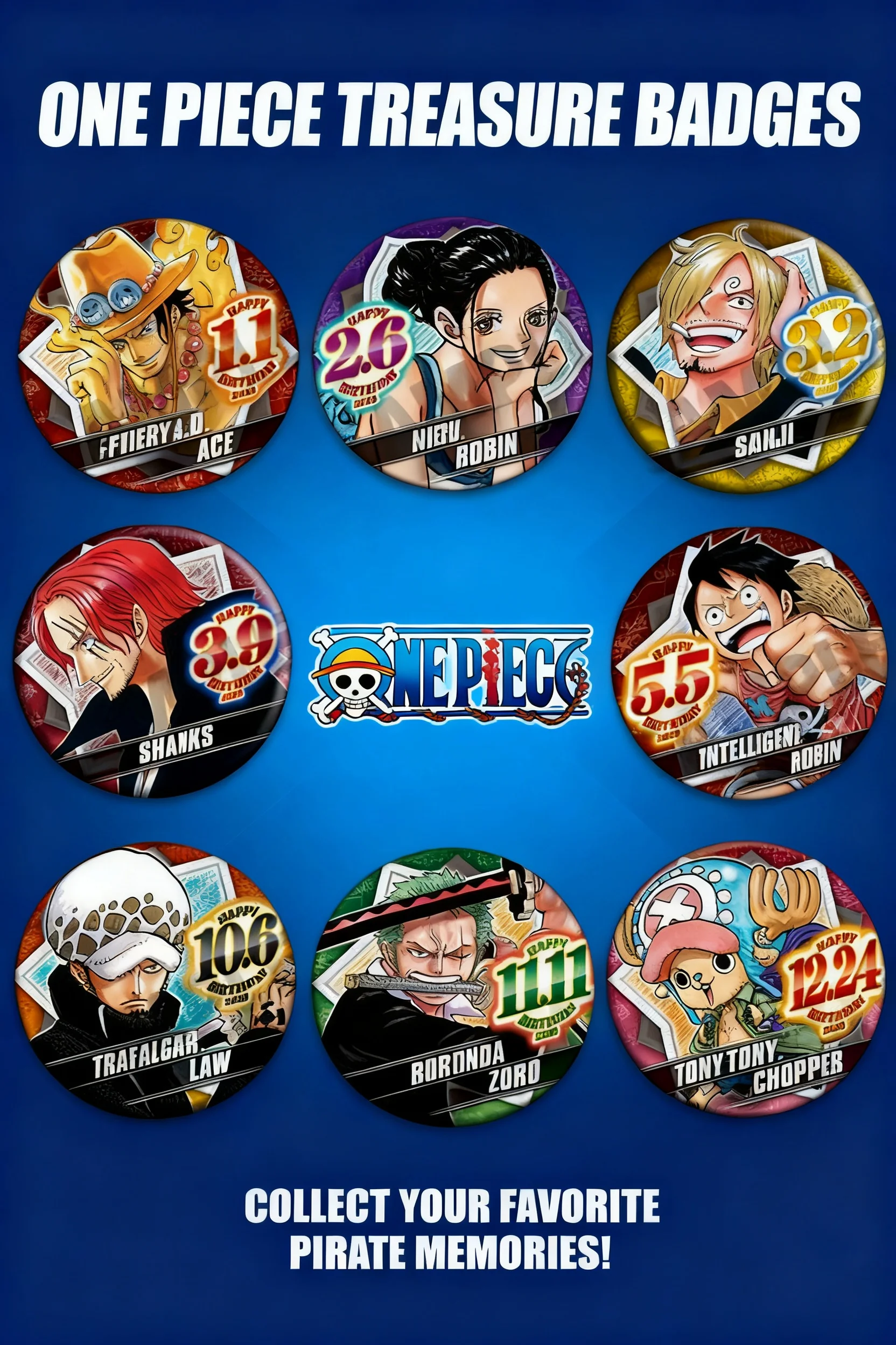 

Значок-брошь One Piece Anime 2020: Луффи, Зоро, Чоппер, Эйс, Сабо – Аксессуары и пины для фанатов, коллекционный подарок