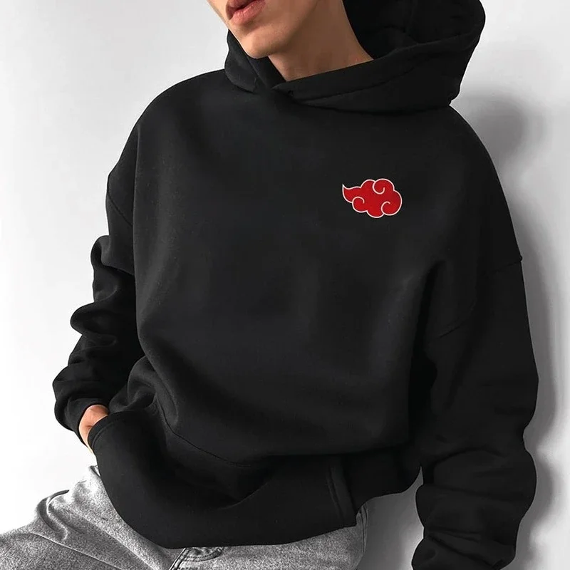 2025 Naruto Sasuke Sudadera deportiva suelta Anime japonés Periphery 2025 Otoño e Invierno Suéteres de algodón para hombres y mujeres Top