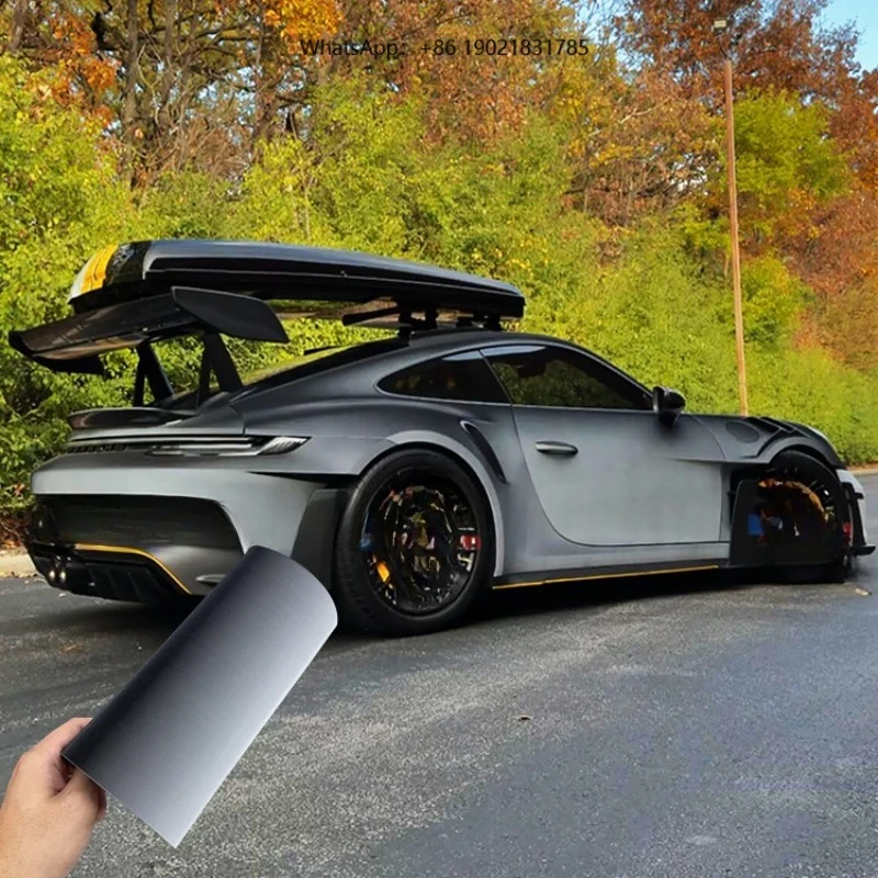 Colour TPU Film Self-Healing TPU Color Changing Solar Eclipse Paint Protection Film PPF the White to Black Car Vinyl Wrap Films