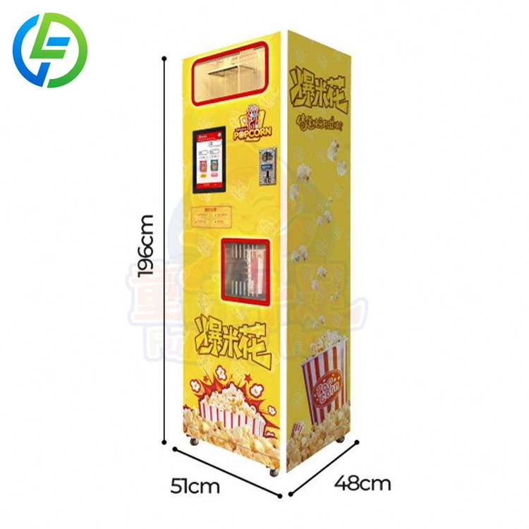 FOODLINE Customized Coin Operated Wholesale Creative Products Commercial Popcorn Machine Popcorn for Sales