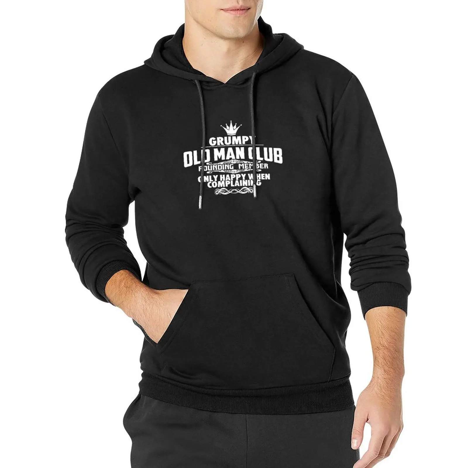 

Grumpy Old Man Club Pullover Hoodie men's clothes graphic t shirts men aesthetic clothing fashion men hoodies for men