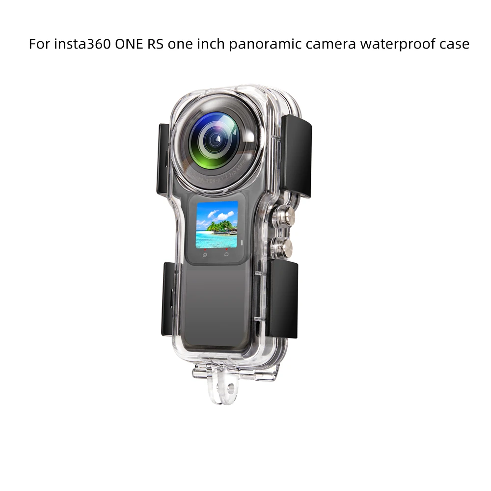 

For Insta 360 ONE RS One Inch Panoramic Camera Waterproof Case Protective Case Accessories Not Easily Deformed Practical Durable