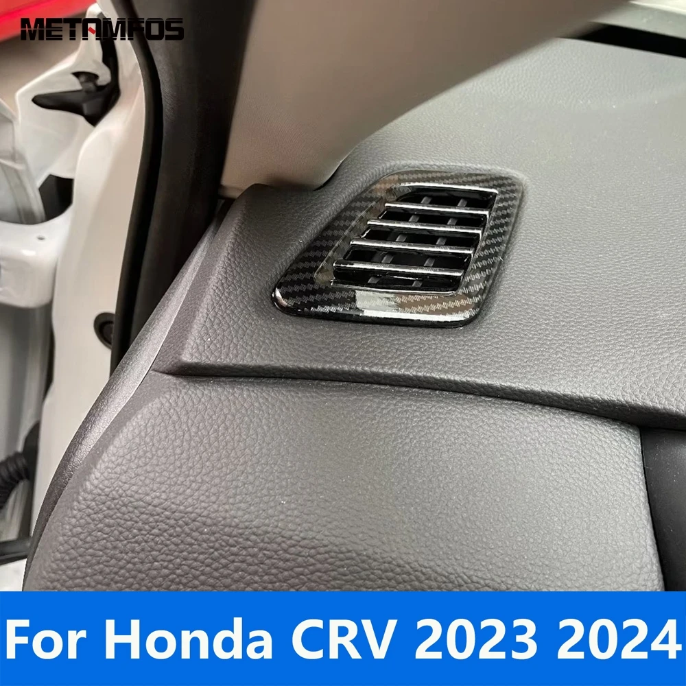 Accessories For Honda CR-V CRV 2023 2024 Front Air Vent Outlet Trim Water Cup Holder Window A Pillar Audio Speaker Cover Trim