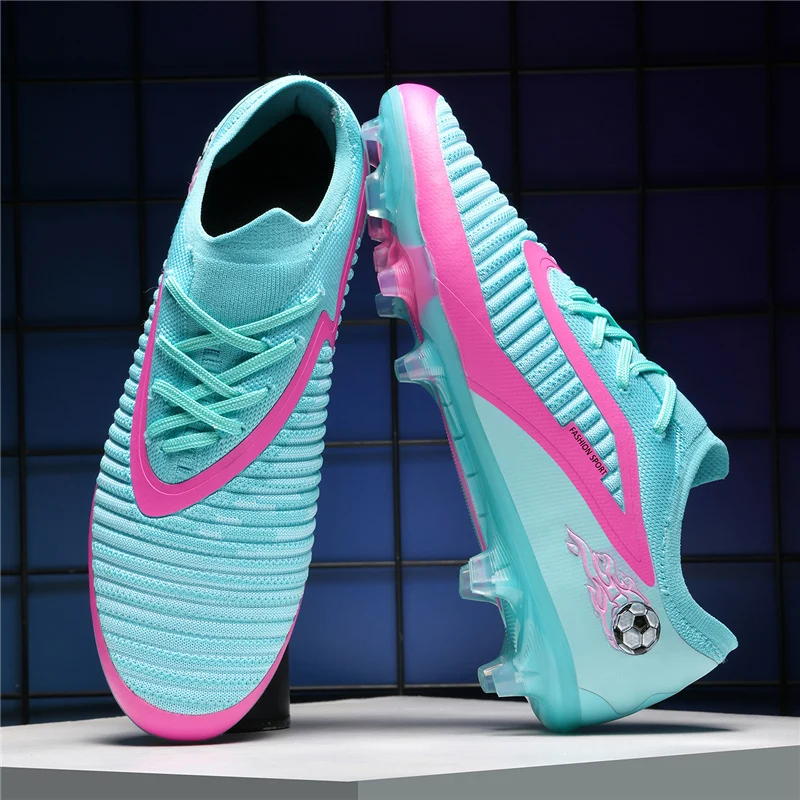 

Original Men Soccer Shoes Comfortable Casual Sneaker Cleats Grass Resistant Studded Ultralight Unisex Women Football Field Boots