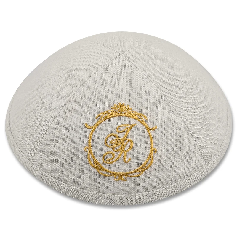 

customized jewish kippot, wedding kippah , yarmulke