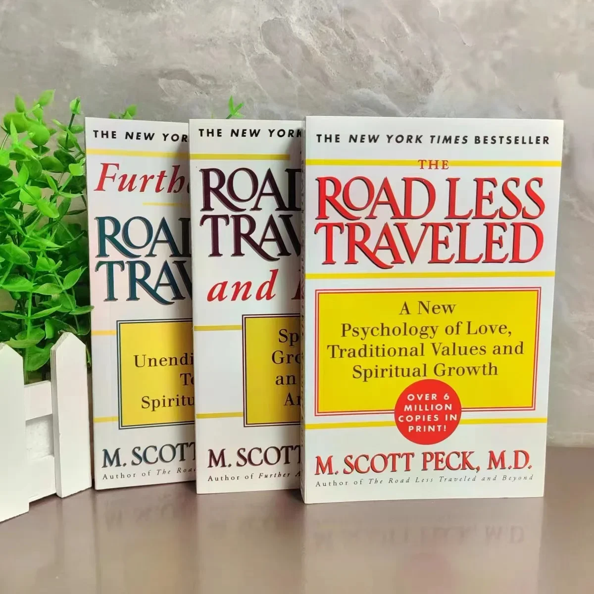 3 Books Further Along the Road Less Traveled Paperback Book in English