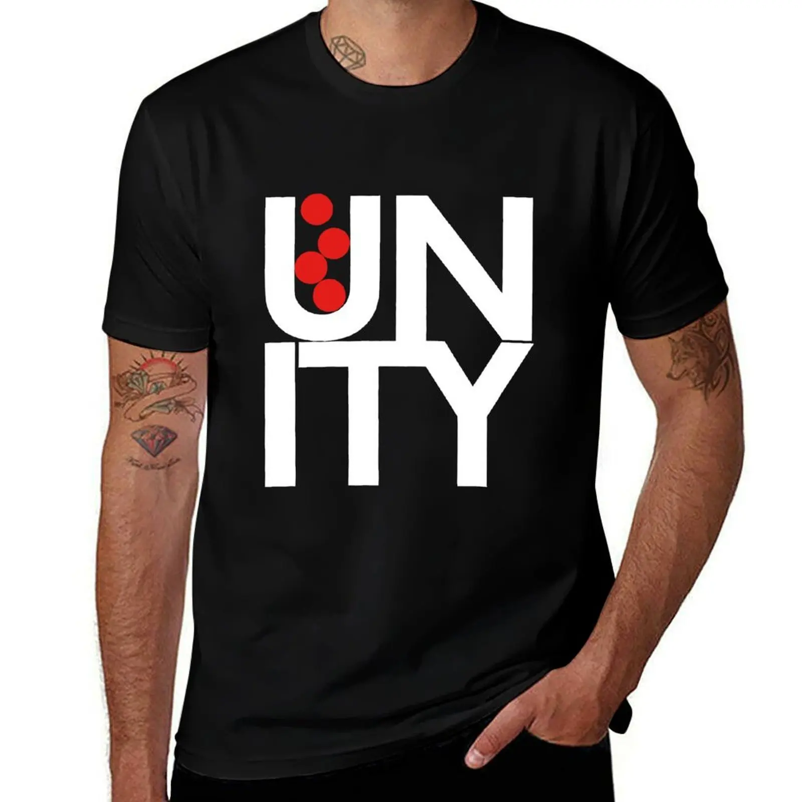 T-shirt décontracté durable UNITY (Reverse)