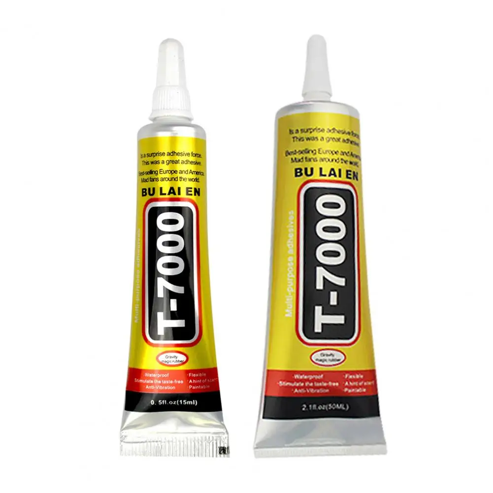 T-7000 Glue High Viscosity Black Liquid Glue Durable Glue Liaquid Clear Repair Tools Universal Adhesive Epoxy Resin Repair Glues