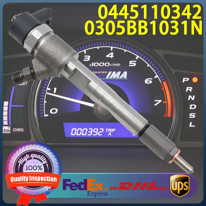 

0445110342 0305BB1031N Common Rail Injector 0 445 110 342 Fuel Injector Assembly For Mahindra Engine