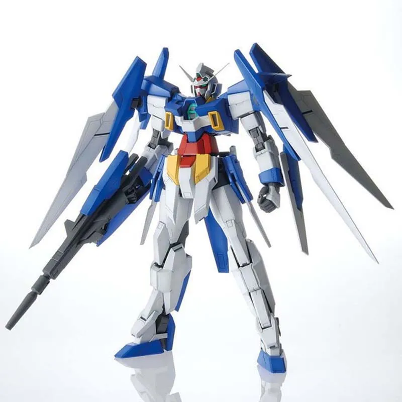 Bandai Gundam modelo Kit MG AGE 1 Normal AGE 2 Dark Hound figura de acción Gunpla Kit de construcción figuras de Anime juguetes para niños regalo