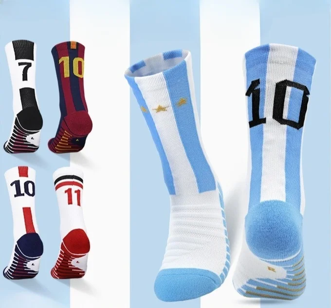 

Football Socks For Football Stars Men's Special Anti Slip Thick Towel Bottom Midsole Practical Sweat Absorbing Sports