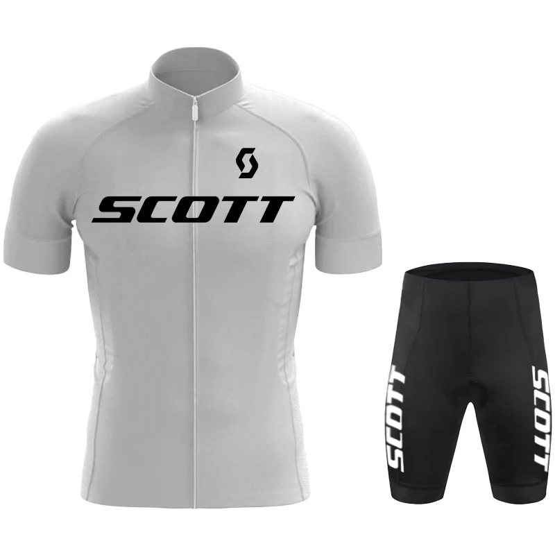 SCOTT Cycle Wear Maillot Cycling Man Mtb Men\'s Clothing Set Bike Jersey Sets Jacket Short Bib Cycling Uniforms for Men Bicycle