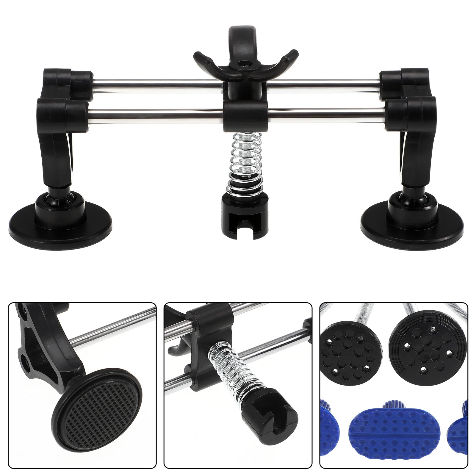 

2pcs Auto Body Dent Puller Kit Sheet Metal Repair Tool for Car Vehicle Appliances Stainless Steel ABS Bridge Shaped for Metal