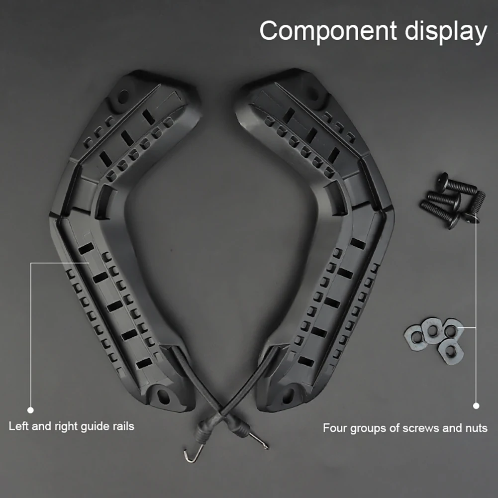 1 PC Helmet Guide Rail Adapter Nylon Mount Professional Practical  Equipment For Fast Helmet  Accessories