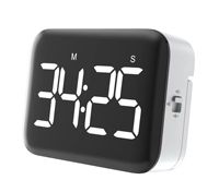 LED Digital Kitchen Timer Large Display Magnetic Electronic Count Up Countdown Timer Home Cooking Baking Classroom Study Timer