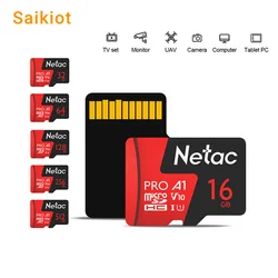 Netac Original 16 32 64 128 256 512GB SD TF Card Memory Card High Speed A1 U3 C10 Large Storage Capacity CCTV Camera Memory Card