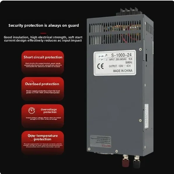 1000W 2000W 12V 24V 36V 48V Switching Power Supply Transformer, 110V 220V to DC
