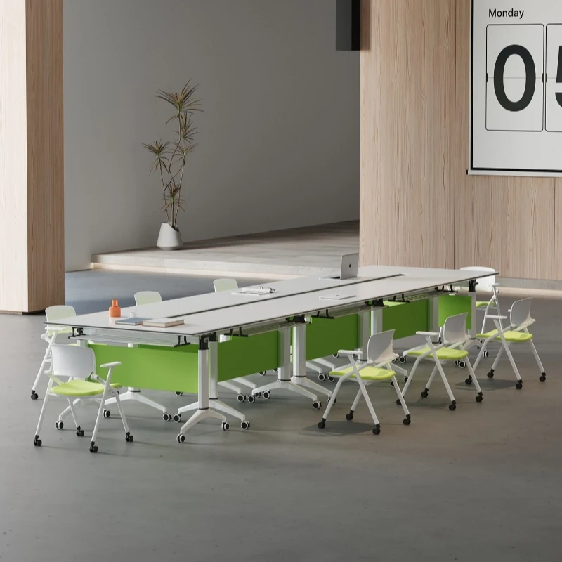 training and chair combination mobile splicing strip  folding   institution