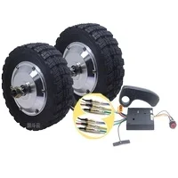 2*8 INCH Toothed DC Brushless Hub Motor with Low Speed and High Torque Suitable for Robot Dining Cars, Tool Tracks
