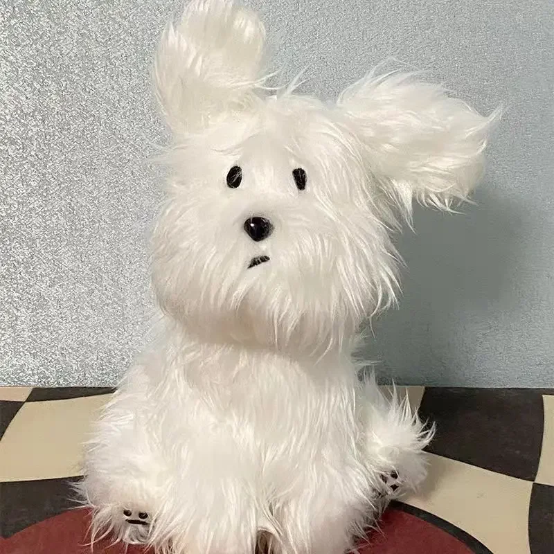 25/35 CM Kawaii Cucciolo di Capelli Lunghi Peluche Simpatico Cartone Animato Morbido Peluche Cane Bambola Cuscino Giocattolo Per Bambini Regalo Di Compleanno