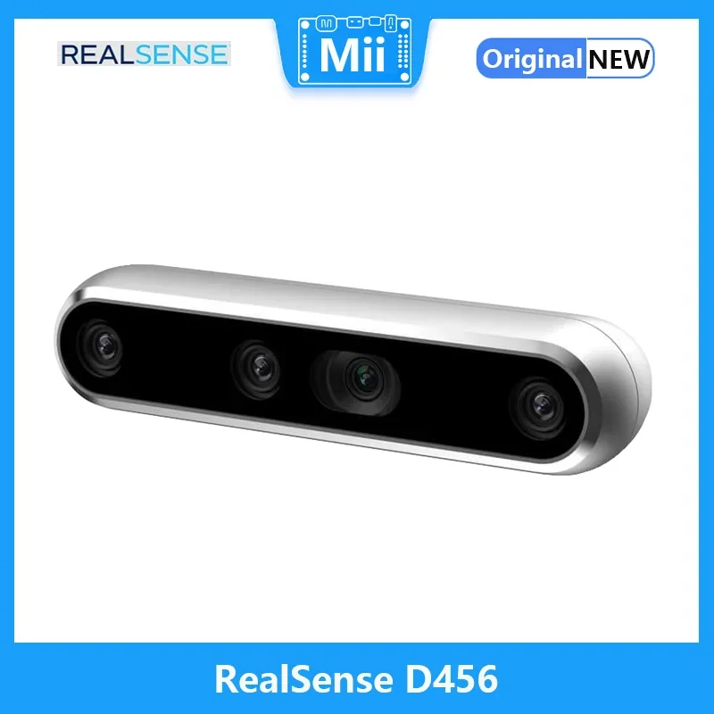 Câmera Intel-RealSense Profundidade, Câmera Binocular, Proteção IP65, D456, Infravermelho