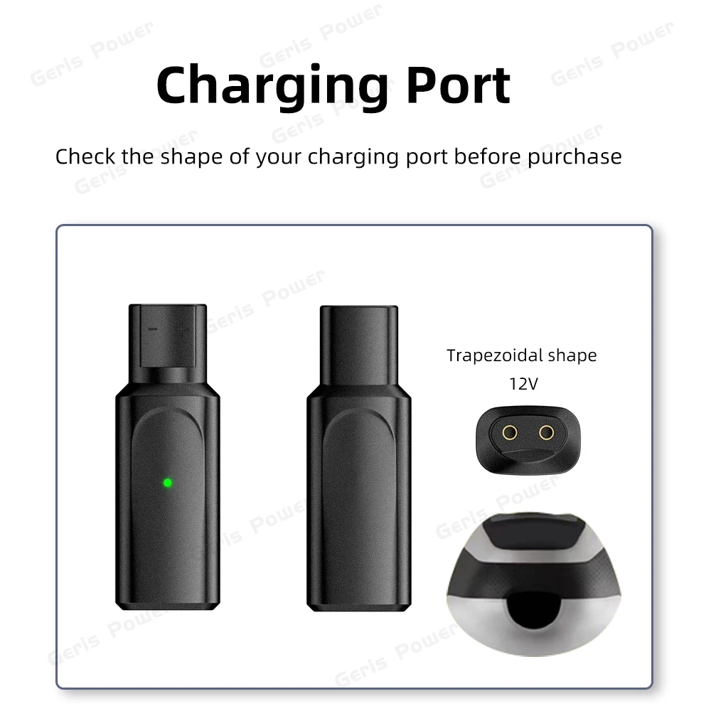 12V Type-C Shaver Charger Adapter Charging Converter for Braun Series 3 5 7 9 6 1 XT5 Electric Razor USB C to Dc Power Connector