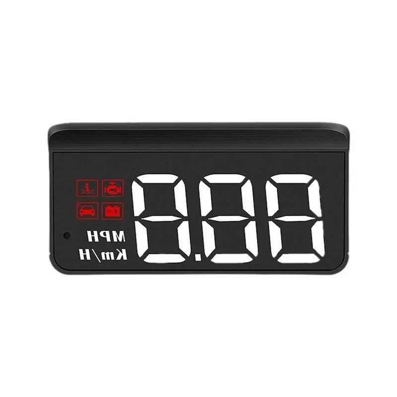 Enhanced Vehicle Monitoring With M3 OBD2 HUD: Speedometer, Temp & Voltage Display With KMH/MPH And Integrated Alarms