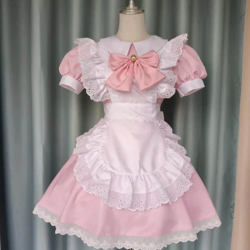 Magic girl small round cosplay maid coffee cos deer eye round,  flame  round maid anime costume