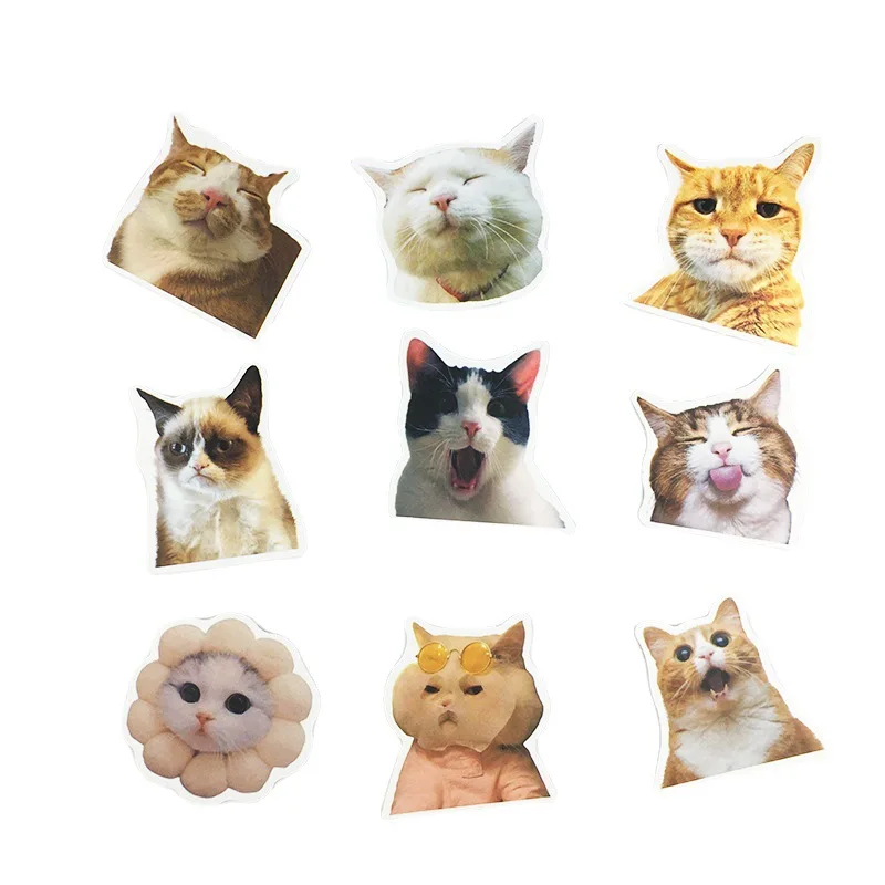 10/30/50pcs Cat Dog Pet Stickers Laptop Bicycle Guitar Skateboard Sticker Kid DIY Graffiti Waterproof Stickers Toy