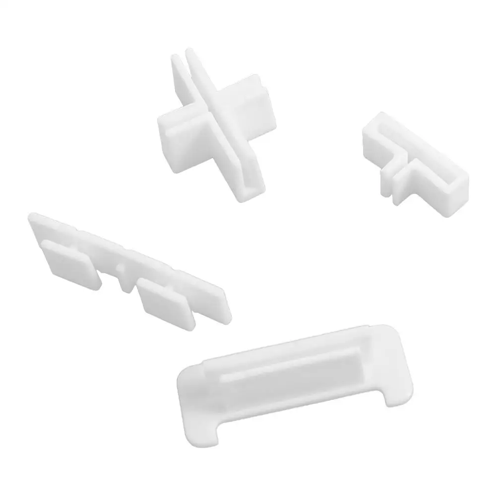 10PCS White Cross Buckle Fixing Clip Plastic T/Cross/Three-way Type Drawer Partition Accessories Partition Extension Buckle